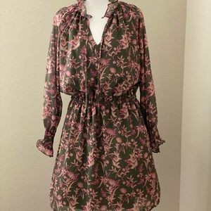 Olivia James long sleeve floral dress